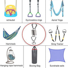 304 Hammock Hanging kit, Swing Spring Hook 600lb Capacità Heavy Duty Sospensione in acciaio inox per altalene...