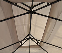 Mendler Gazebo pergola baldacchino Mira con zanzariere e tende ~ 4,5x3,5m