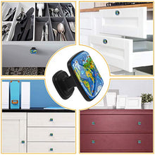 Animali del mondo Pomelli per Porta Set di 4 Pomelli per Mobili Manopole per Cassetti Cucina Armadio Vetro