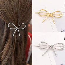 KeKeandYaoYao - Fermaglio per capelli, accessorio per capelli, con fiocco e fermaglio in metallo