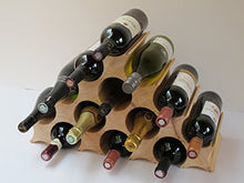 'portabottiglie da Block' in legno (confezione singola)