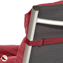 Beautissu Cuscino per lettini Prendisole e sedie a Sdraio Flair RL - 190x60x8cm - Ideale in Spiaggia, Giardino, Balcone - Rosso