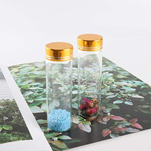 5PCS 50ml bottiglie decorative di vetro, mini bottiglie con coperchi