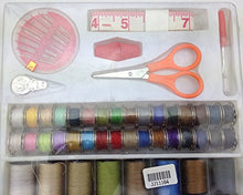 SaySure - Pack of 64 Rolls Different Colour Sewing Thread And Needle Pack