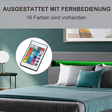 WYLZLIY-Home Struttura Letto Rete del Letto Bed Frames Bed Ecel Leather Bed Frames Classic Element Design LED Illuminazione Offre Una qualità Ideale del Sonno.