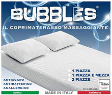 Tex family COPRIMATERASSO ANTIACARO Anallergico MASSAGGIANTE Bubbles - 2 PIAZZE