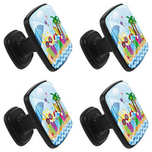 Ciao estate Pomelli per Porta Set di 4 Pomelli per Mobili Manopole per Cassetti Cucina Armadio Vetro