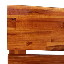 FAMIROSA Giroletto con Bordi Vivi in Legno Massello di Acacia 120 cm