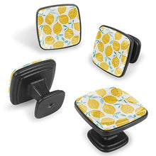 Lemon seamless pattern vector illustration Pomelli per Porta Set di 4 Pomelli per Mobili Manopole per Cassetti Cucina Armadio Vetro