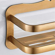HTL Scaffale di stoccaggio Bagno Rack Free Punch Bagno Rack Spazio Alluminio Cosmetici Rack Antico Storage Rack Chiodo-libero Bagno Ciondolo Facile da installare