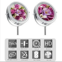 YYSYN Specchio per Illuminazione A Specchio in Metallo con Ingrandimento 10x