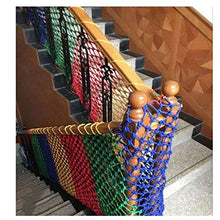 MFLASMF Rete di Sicurezza Protezione per Balcone Rete di Protezione in Corda di Nylon, Rete Decorativa per Bambini Rete di Sicurezza Recinzione Corda da Arrampicata Corda Intrecciata Rete