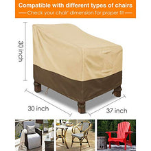 Copertura per mobili da giardino, copertura per sedie da terrazza, copertura impermeabile per divano, utilizzabile per tutte le condizioni atmosferiche, 90 x 98 x 78 cm.