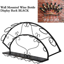 MFLASMF Wine Holder Rack Wall Mounted Wine Bottle Display Rack Wine Glass Holder Glass Storage Holder Wine Cellar Rack Beer Wine Cork Storage Rack