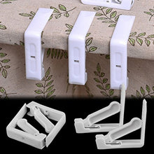 Set di 4 mollette per tovaglia, in acciaio inox, per picnic, feste, per esterni