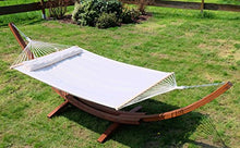 SAS AS-S Amaca XXL Deluxe Nobile 410cm con Cornice in Legno larice MOD. Filled Edition Cream