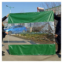 YJFENG Pannello Laterale della Tenda con Telone in PVC Trasparente da 0,5 Mm, Tende Parabrezza Impermeabili Resistenti, per Terrazze, Esterno, Giardino, Gazebo