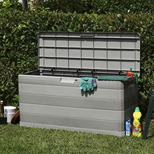 vidaXL Baule da Giardino 280 L Nero