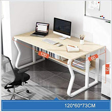 JINPENGRAN Scrivania da scrivania Semplice scrivania,120 * 60cm