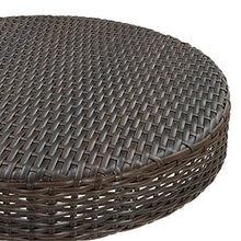 vidaXL Set Bar da Giardino 3 pz in Polyrattan Marrone