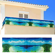 TangYang Schermo per la Privacy del Balcone, Schermo antifurto per Balcone Resistente alle intemperie, Schermo per Balcone per Veranda, Balcone, Patio Esterno, Cortile