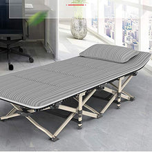 XJAXY Letto Pieghevole Sleeper Bed, Divano-Letto Panchina Ospite, Divano, Sedia, Portatile Metal Frame -Foldable Extra Giudizi Bed- Immagazzinaggio Facile-Space Saving-COT