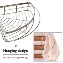 uuhome angolare telescopico per la doccia acciaio inox/rack da bagno ad angolo Scaffale doccia regolabile con bastone Cestino – con 4 ripiani, Metallo, Argento lucido …