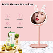 CFPPX Specchio Trucco con LED, Staccabile Specchio Cosmetico Ingranditore 7X con Luci, Portatile Makeup Mirror, Specchio da Rotazione a 180°,Bianca