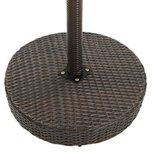 vidaXL Tavolo da Giardino Nero 60,5x106 cm in Polyrattan