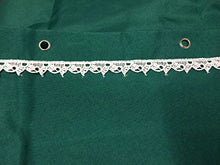 Tenda da Sole da Esterno per Balcone in Tessuto Resistente Misura cm 140x250 in 100% Poliestere con Anelli Dis. 5 Verde