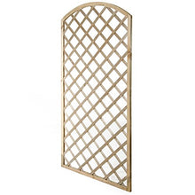 VERDELOOK Grigliato ad Arco in Legno impregnato arredo Esterni Giardino 180x90 cm