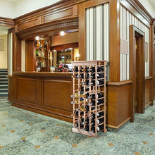 DREAMADE Scaffale per Vino Portabottiglie per 44 Bottiglie in Legno, Resistente e Stabile, 104 x 43 x 27,5 cm