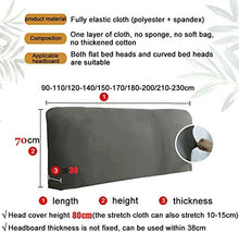 Fodera Copri Testata Letto Copertura Testiera Letto Matrimoniale Singolo Elastica per Letto Fodera Premium Protezione Elastico all-Inclusive Coperchio Testata Letto