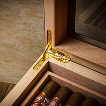 CLJ-LJ Con Cedar Cigar Accessori Creativo visualizzazione Cedar Cigar Box in Pelle Legni Dipinti Humidor