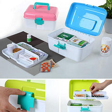 Kit di pronto soccorso/custodia per medicinali/porta pillole/contenitore blu