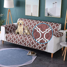PETEMOO Copridivano 1/2/3 Posti Copripoltrona per Divano Fodera per Divano Copridivano Poltrona Copridivano Trapuntato Divano Protector, Idrorepellente Divano Slipcovers