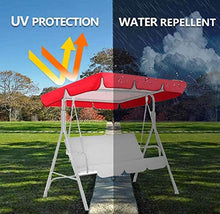 Viourna SHIFWE - Copertura per altalena da giardino, esterno, protezione UV, 2 e 3 posti, impermeabile