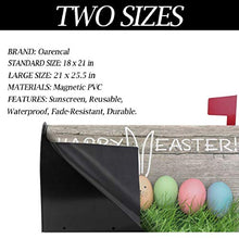 Happy Easter Eggs and Cute Bunny Ear Grasses Mailbox Covers magnetico grande postale casella avvolge giardino cortile casa Decor dimensioni 64,8 x 53,3 cm