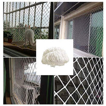 FCXBQ Rete di Sicurezza per Bambini 3 * 6m Rete per Recinzione Decorativa Esterna Bianca, Rete da Arrampicata per Bambini all'aperto, Rete per Decorazione d'interni, Rete antisfondamento per balco