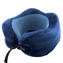 FSGD Cuscino di Corsa, a Forma di U del Collo di Corsa Ufficio Cuscino artefatto da aeromobili Treno Cuscino cervicale Memoria del Cotone Sonno Cuscino a Forma di u
