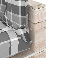 vidaXL Divano da Giardino Pallet 4 Posti con Cuscini in Legno di Pino