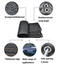 Panno Ombreggiante Black Sun Mesh Rete Resistente Ai Raggi UV del 90% Bordo con Occhielli per Piante da Giardino (Dimensioni : 5x5m)