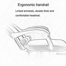 SXFYWYM Sedia ergonomica Computer di casa Seggiovia Ufficio Athletic Sedia del Gioco Sedia Girevole Sedia Seat per Comfort,Nofootstool