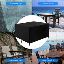 Copertura Tavolo da Giardino, Impermeabile Coperture per Set Arredo Giardino, Anti-UV Protettiva Coperture per Tavoli da Giardino, 200 x 160 x 70 cm (L x W x H), Coperture per Divani da Giardino