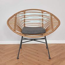 Set di Mobili da Giardino per Esterni, Sedia in Rattan in Stile Nordico con creatività Set da 3 Pezzi Set di Mobili per Conversazione in Vimini da Giardino per Tutte Le Stagioni,Beige