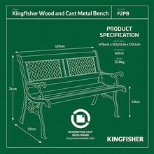 Kingfisher Bonnington Plastics Ltd F2PB Panchina in Legno per Due