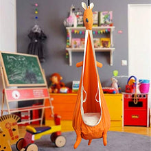 LFLDZ Hammocks, Home Child Hammock Sedia per Bambini Swing Pod Outdoor Interno Appeso Sedile Amaca Amici Arredi per Esterni