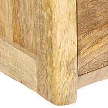vidaXL Comodino 40x35x50 cm in Legno Massello di Mango