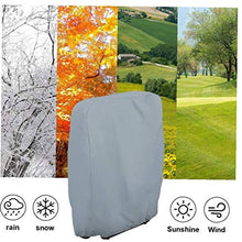 Coperture della sedia sedile ribaltabile copertura Giardino Outdoor antipolvere impermeabile resistente per Prato mobilia del Patio Grey