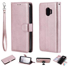 Bear Village Cover Galaxy J2 PRO 2018, Custodia Premium Flip Custodia per Samsung Galaxy J2 PRO 2018, Custodia con Porta Carte e Chiusura Magnetica, Oro Rosa